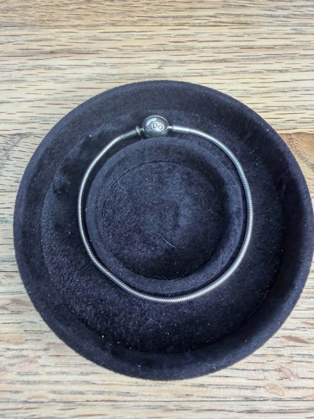 RETIRED Pandora Essence Sterling Silver Snake Chain Bracelet Size 7.1